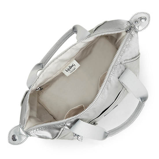 Torby Przez Ramię Kipling Art Mini Metallic Srebrne | PL 1834PJ